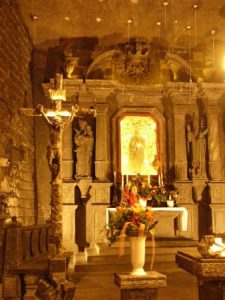 Elaborate shrine to Mary carved in