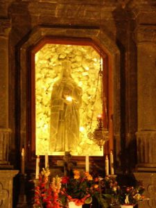 Elaborate shrine to Mary carved in