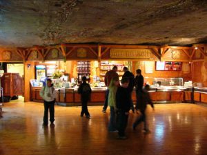 Snack shop in Wieliczka Salt Mine