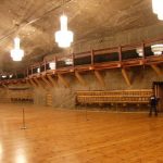 A huge auditorium deep in Wieliczka