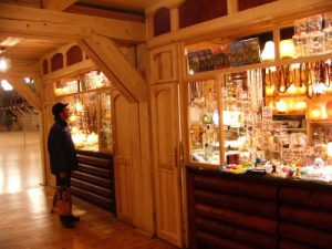 Souvenir shop deep in the Wieliczka