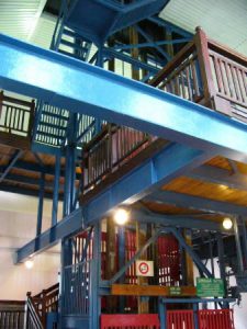 Elevator shaft structure at Wieliczka