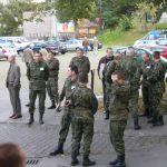 Soldiers visiting Wieliczka