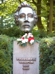 Memorial to Frederick Chopin at the