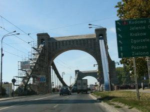 Entering Wroclaw, the chief city of