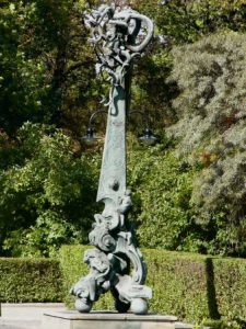 Ornate lamp post in Wroclaw