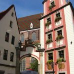 Traditional buildings in Wroclaw