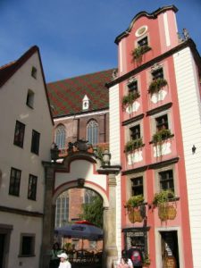 Traditional buildings in Wroclaw