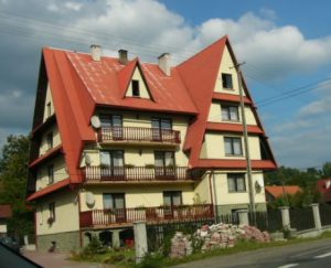 Very steep roof