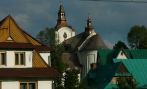 Visual architectural lines in Zakopane