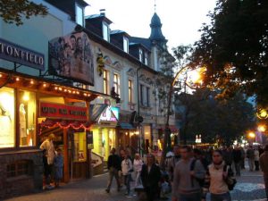 Main commercial street of Zakopane