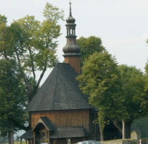 Traditional wooden church near Zakopane