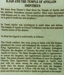 Temple inscription at Apollo