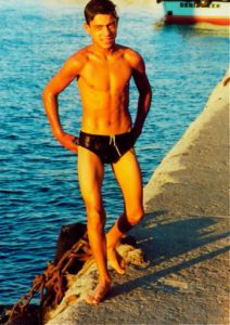 Young harbor diver at Canakkale