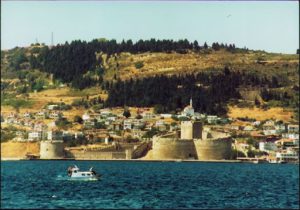 Old fortress across from Canakkale harbor