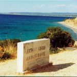 Anzac beach at Gallipoli