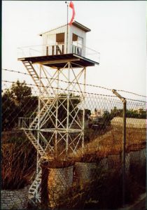 UN No Man's Land between two halves of Nicosia