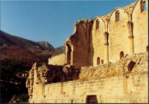 Old abbey ruin in Nicosia