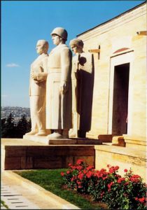 Anõtkabir (literally, "memorial tomb") is the