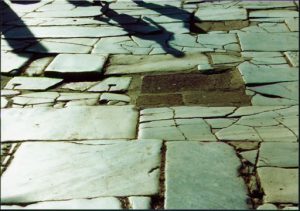 Ancient road pavement at Ephesus