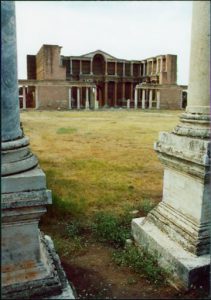 Ruins at the city of Sardis,