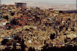 Overlooking the village of Goreme.