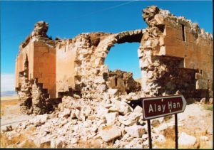 Ruins of Alay Han caravanserai near