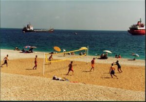 Along the beaches of Mediterranean