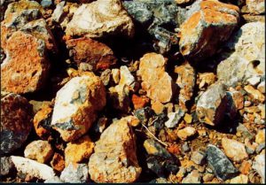 Sun baked earth and stones of the Mediterranean