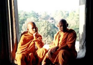 Angkor Wat young monks