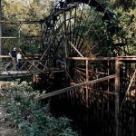 Angkor water wheel