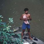Angkor guy at river