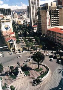 La Paz city center