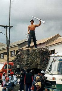 Potosi miners' memorial