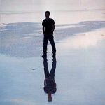 Uyuni Playa Blanca Hotel guy reflected