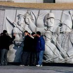 Boys at Seoul war museum