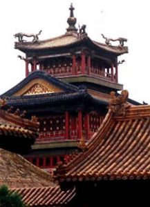 Beijing-detail of Forbidden City