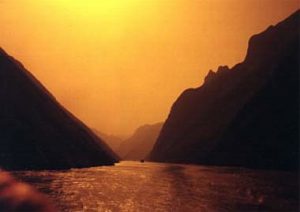 Yangtze River-tinted sunset