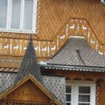 House Exterior Carved Wood Details