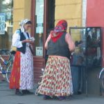Sighetu Marmatiei City - Gypsies and Nun