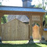 Gate to Rural Wooden Church - Maramures District