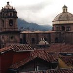 Cuzco roofs and La Campania church