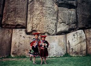 Cuzco Sacsayhuaman ruins close-up