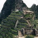 Machu Picchu steep terraces