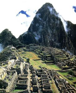 Machu Picchu morning mist