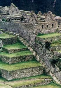 Machu Picchu terraces for crops