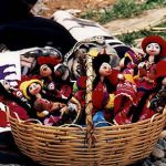 Native costumed dolls