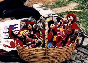 Native costumed dolls