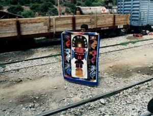 Train stop tapestry vendor