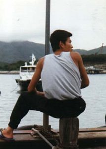 Guy at harbor